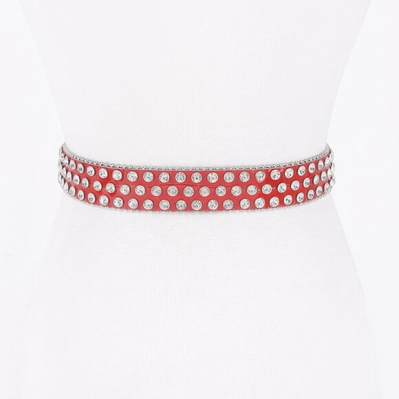 Multi Metal Stone Studded Belt - Picture 7 of 9